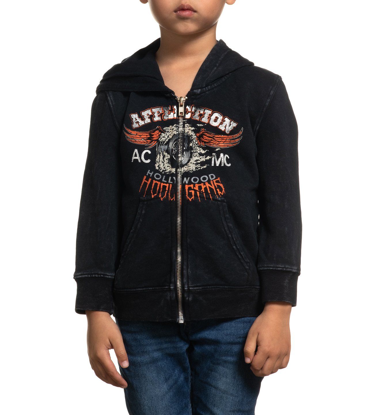 55 Hooligans Hoodie-Toddler - Affliction Clothing