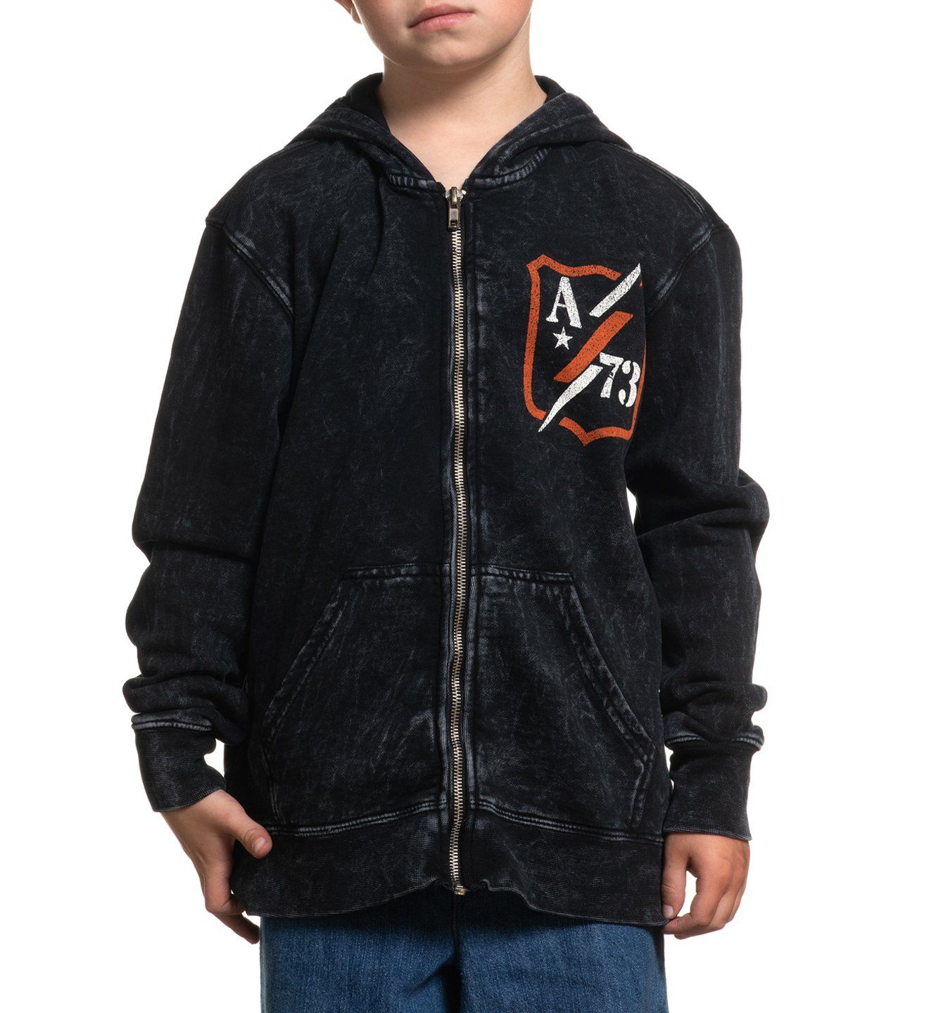 Abandon Zip Hood-Youth - Affliction Clothing