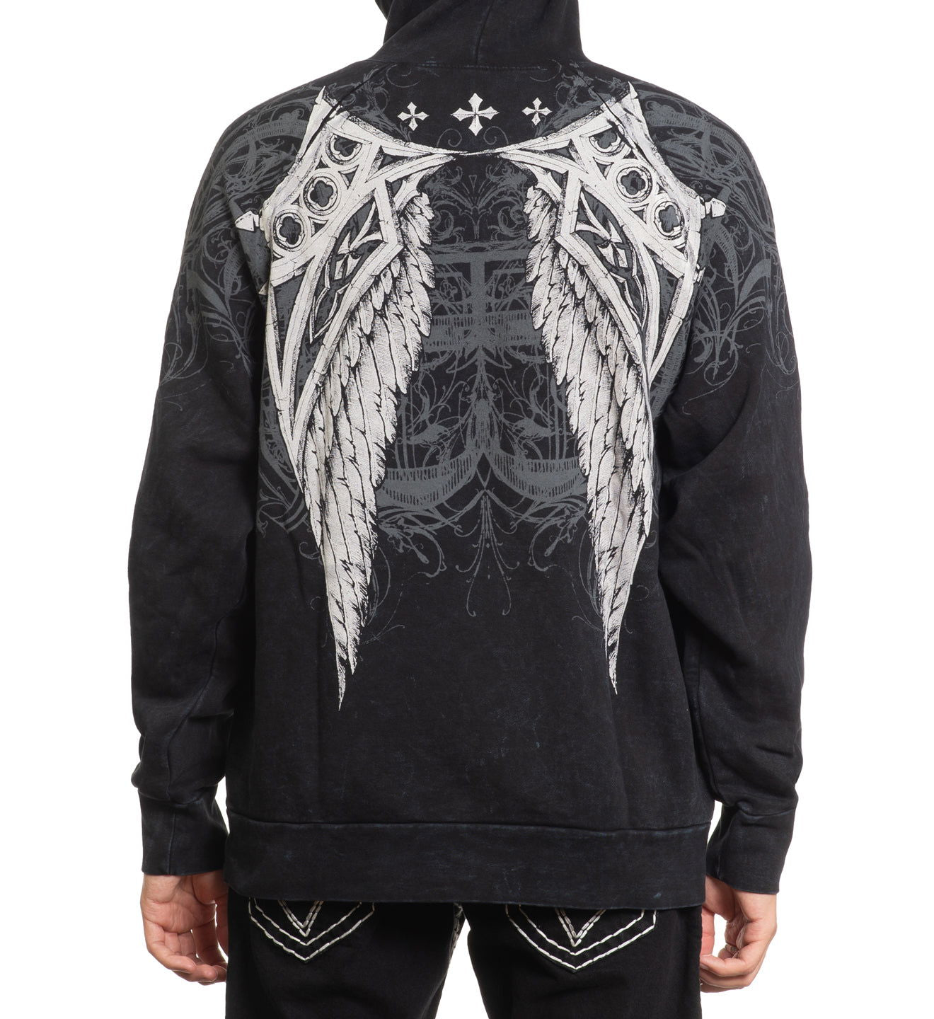 Affliction zip up hoodie online