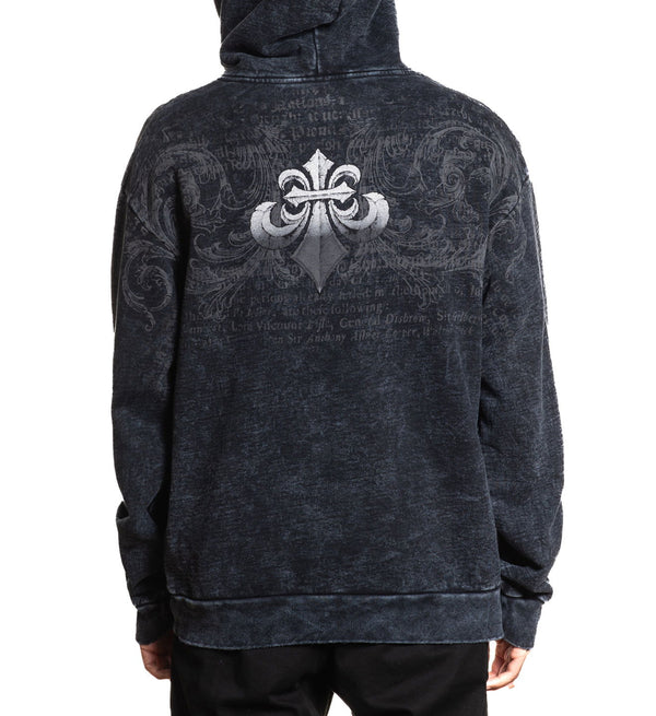 Affliction black shops hoodies for men