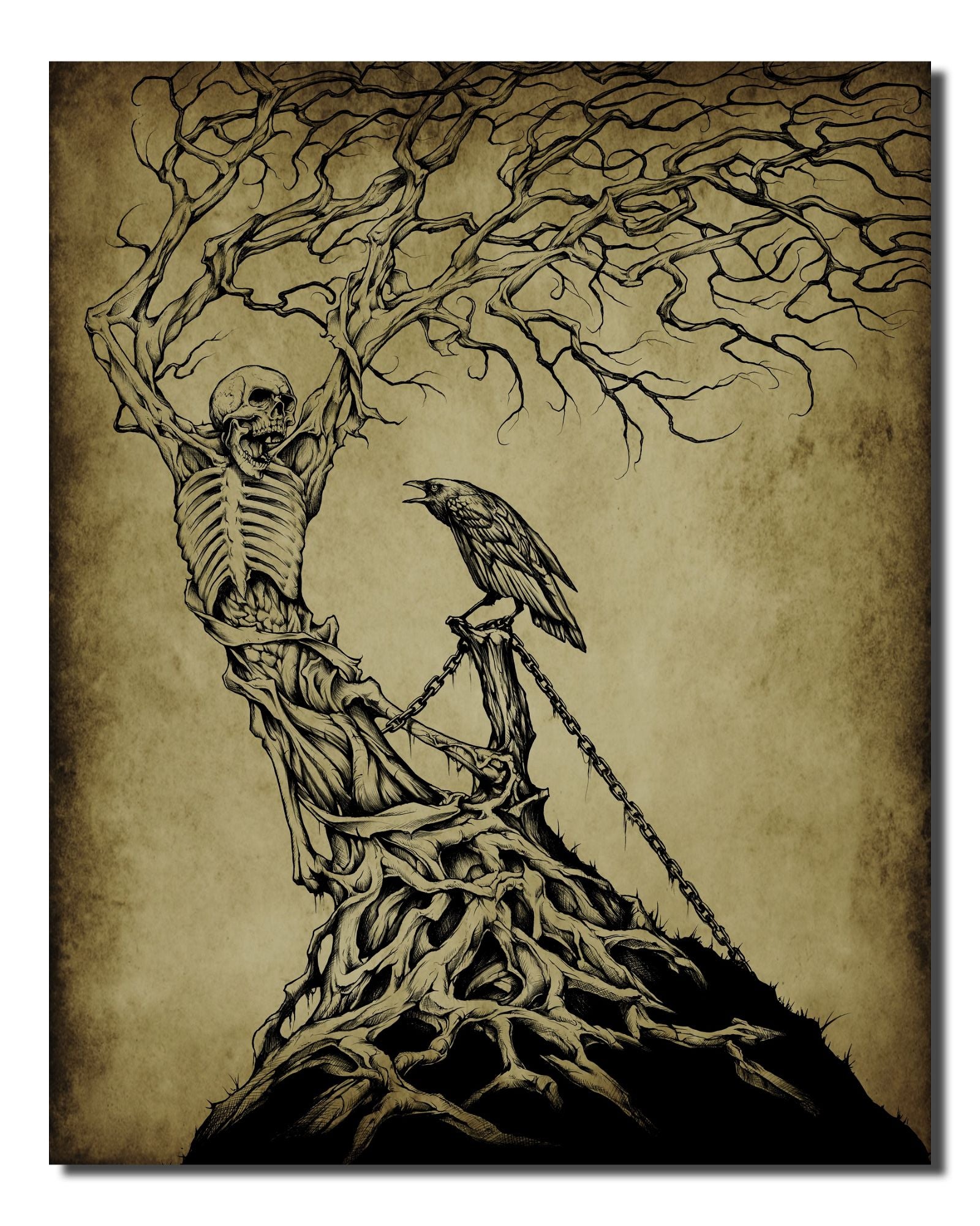 Evil Tree 24x30 - Affliction Clothing