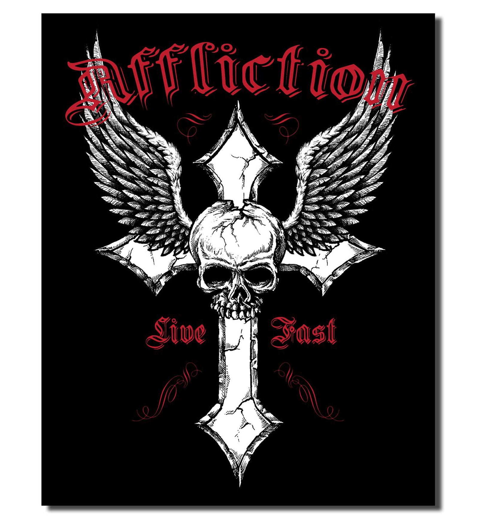 Live Fast 14x17 - Affliction Clothing