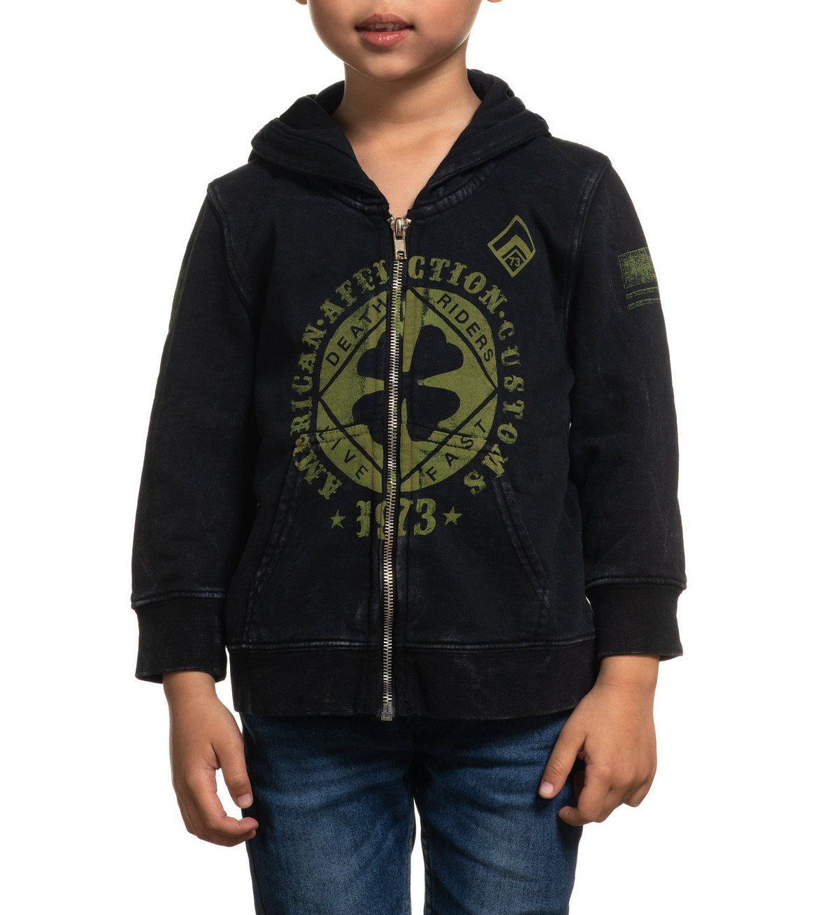 Lucky Shot Zip Hood-Toddler - Affliction Clothing