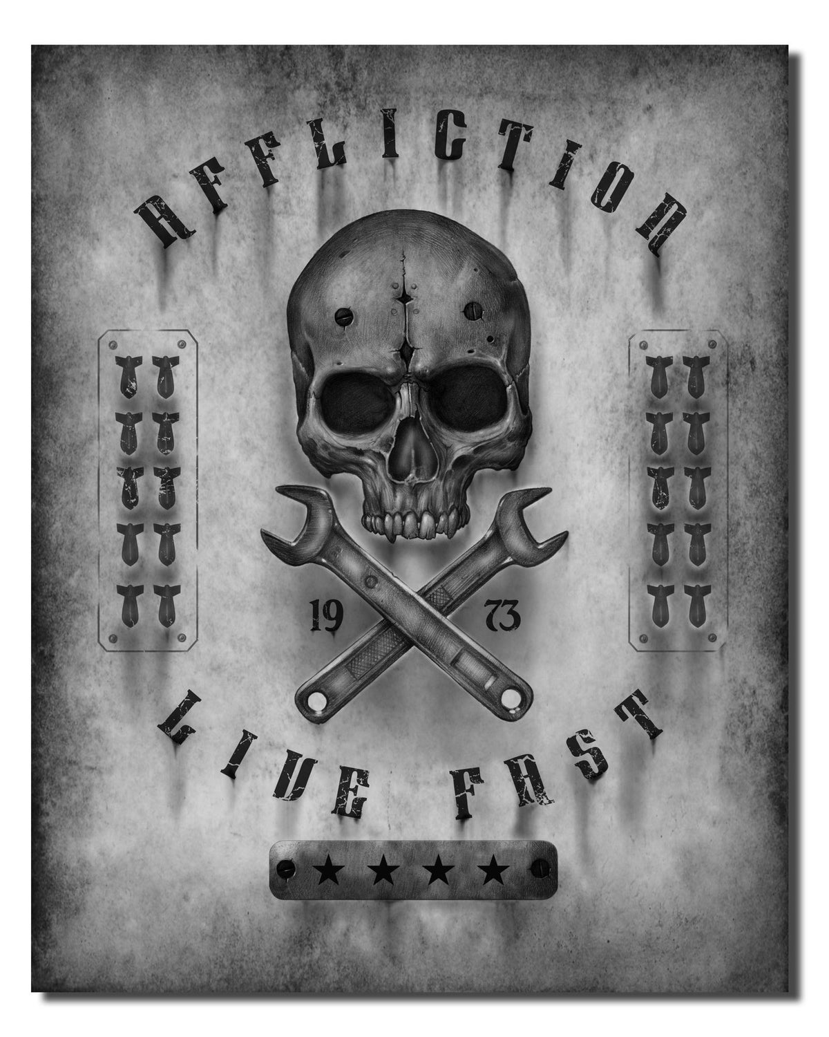 On The Tracks 13x18 - Affliction Clothing