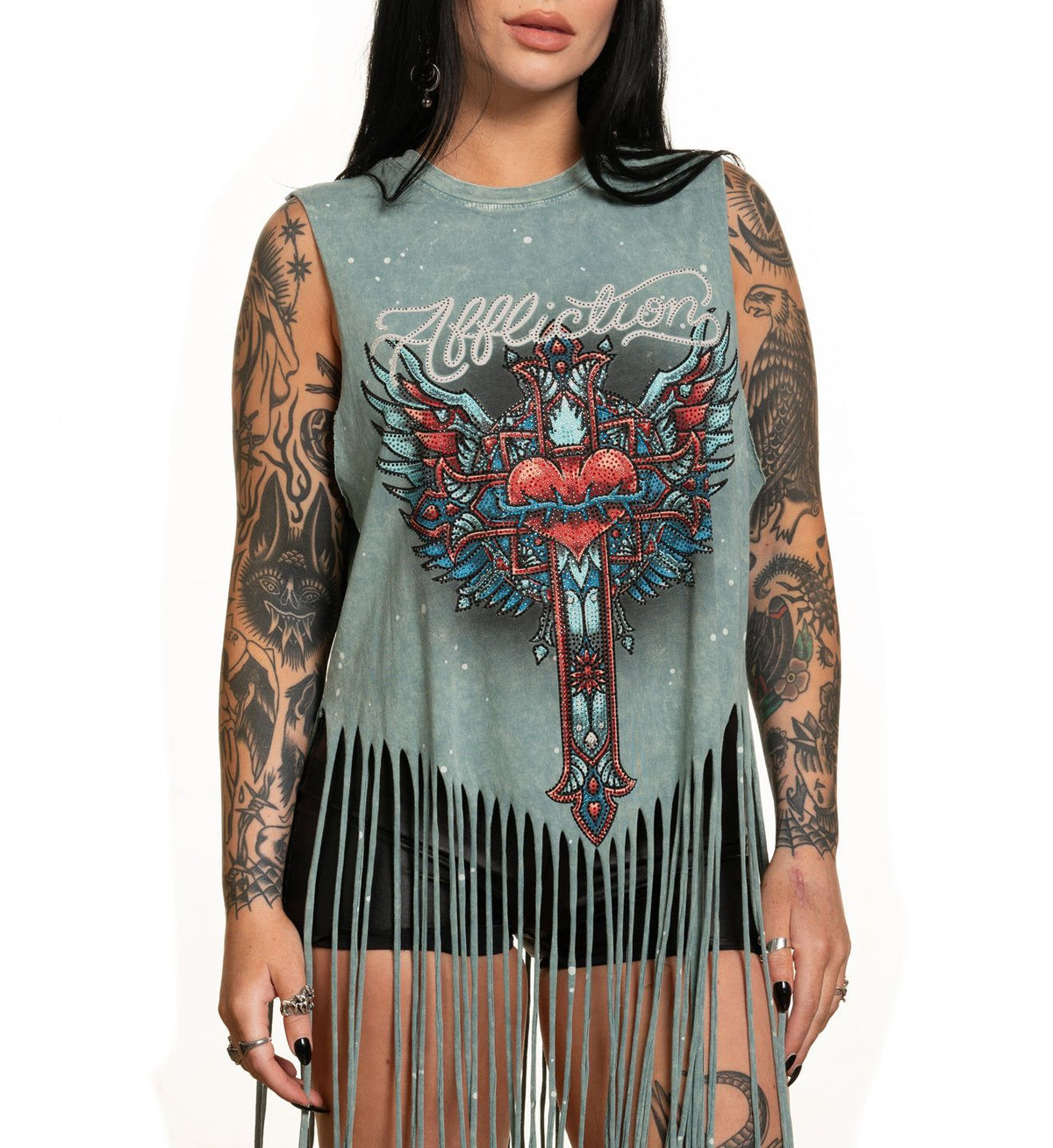 Rosary Fringe - Affliction Clothing