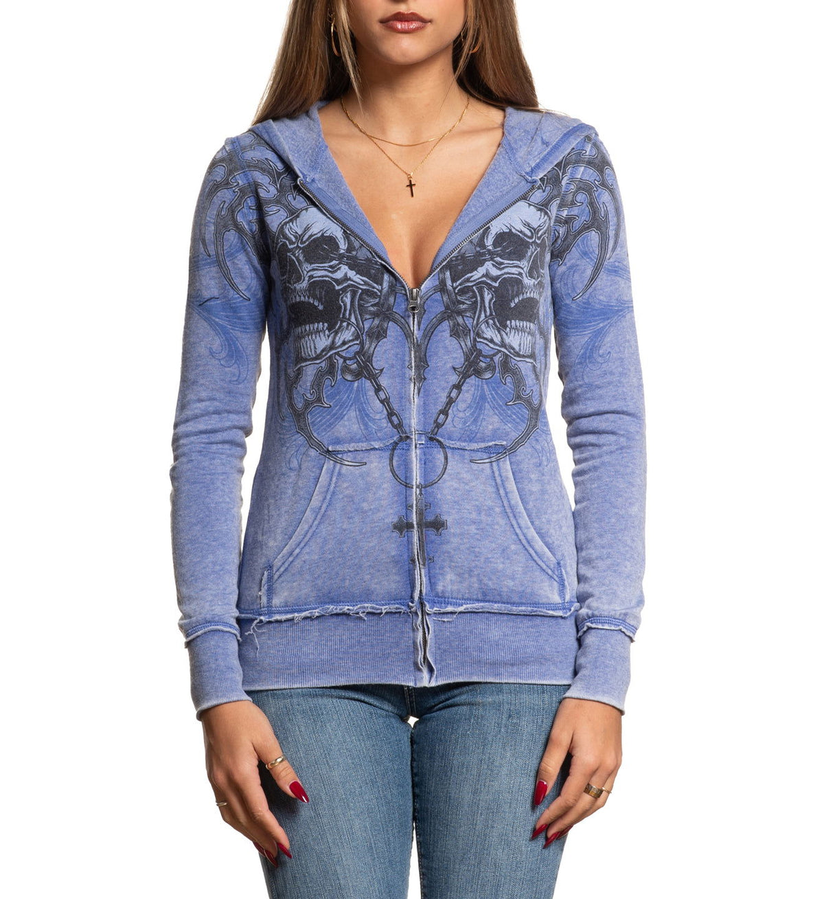 Shred Fest Burnout Hood - Affliction Clothing