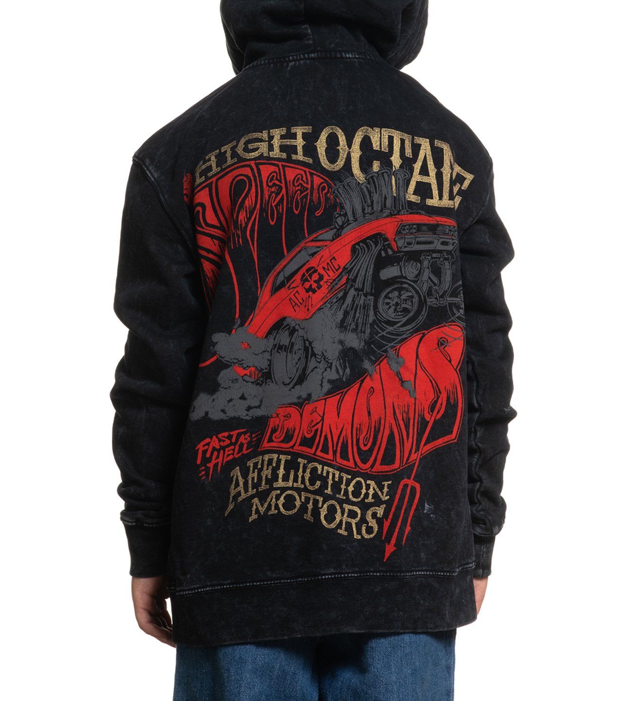 Speed Demons Zip Hood-Youth - Affliction Clothing